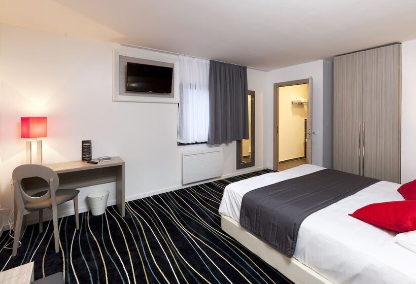 标准三人间, The Originals City, Hôtel Marnelavallée Est, Meaux