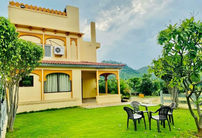Вилла 1 Спальня Вид на Сад, Udai Valley Resort Top Rated Resort In Udaipur With Mountain View