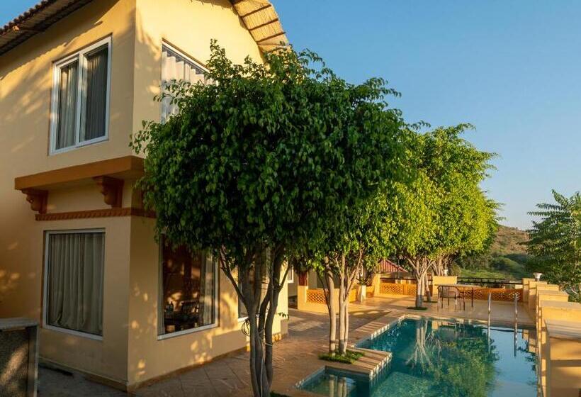 Вилла с 1 спальней и бассейном, Udai Valley Resort Top Rated Resort In Udaipur With Mountain View