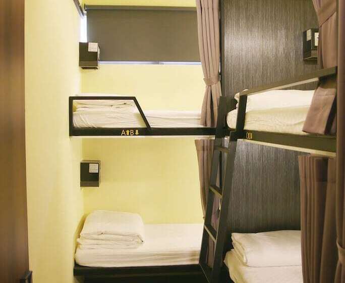 اتاق استاندارد چهارنفره با سرویس بهداشتی مشترک, Backpackers Hostel Taipei Changchun