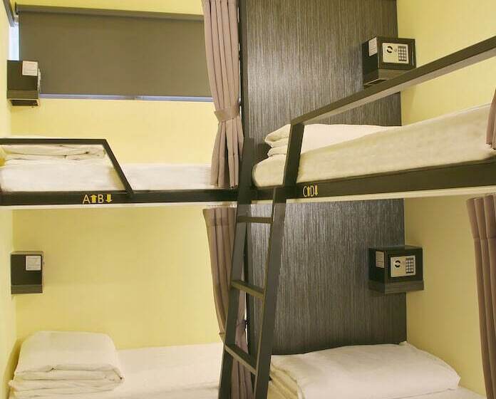 اتاق استاندارد چهارنفره با سرویس بهداشتی مشترک, Backpackers Hostel Taipei Changchun