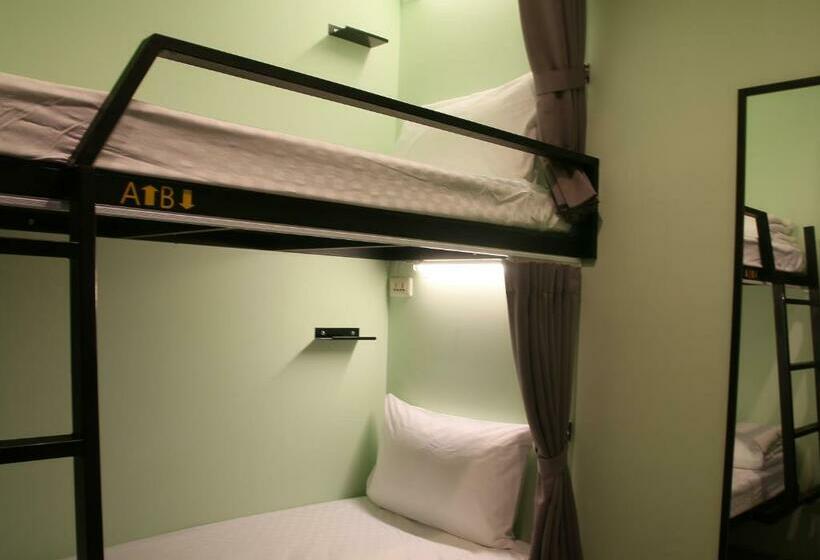 اتاق استاندارد با سرویس بهداشتی مشترک, Backpackers Hostel   Taipei Changchun