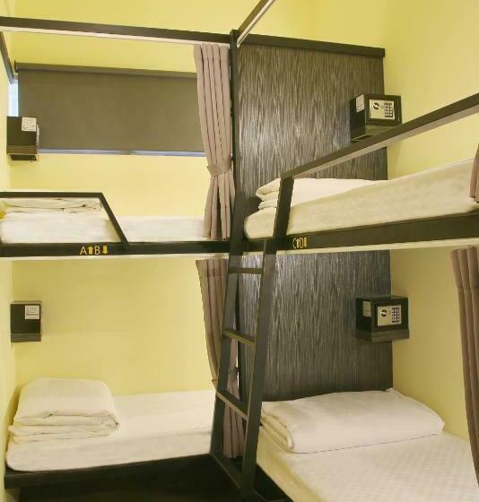 اتاق استاندارد چهارنفره با سرویس بهداشتی مشترک, Backpackers Hostel   Taipei Changchun