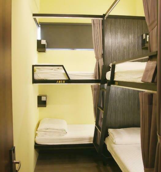 اتاق استاندارد چهارنفره با سرویس بهداشتی مشترک, Backpackers Hostel Taipei Changchun