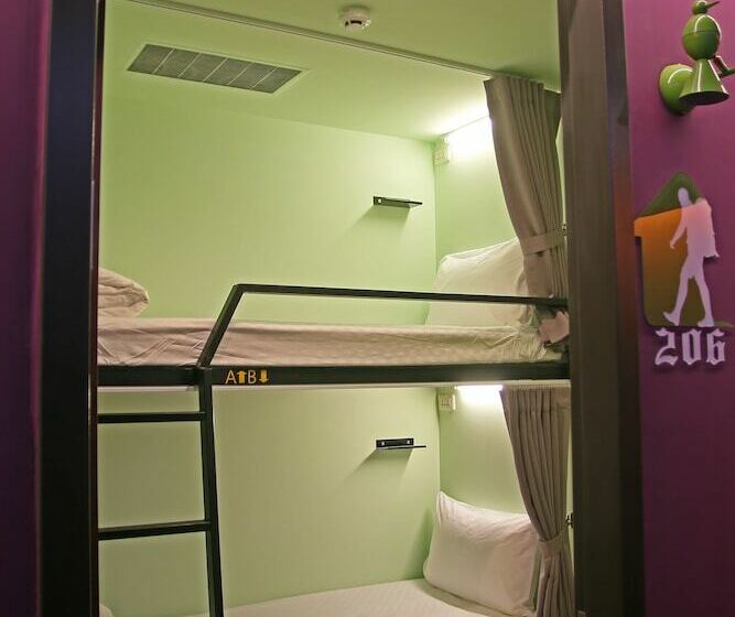 اتاق استاندارد با سرویس بهداشتی مشترک, Backpackers Hostel   Taipei Changchun