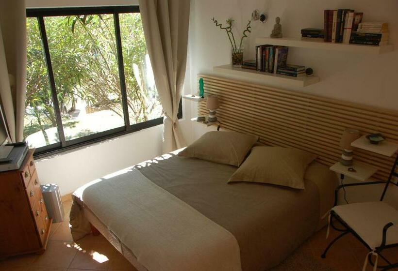 스탠다드 룸 풀장 전망, Villa Nara Chambre D Hotes