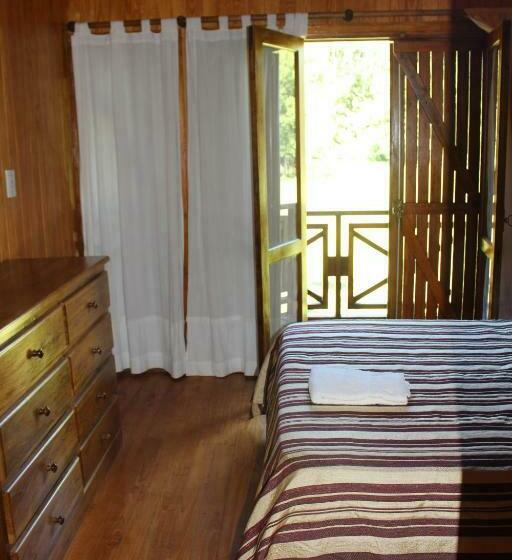 חדר משפחתי נוף לגינה, Un Lugar Hotel Cabañas