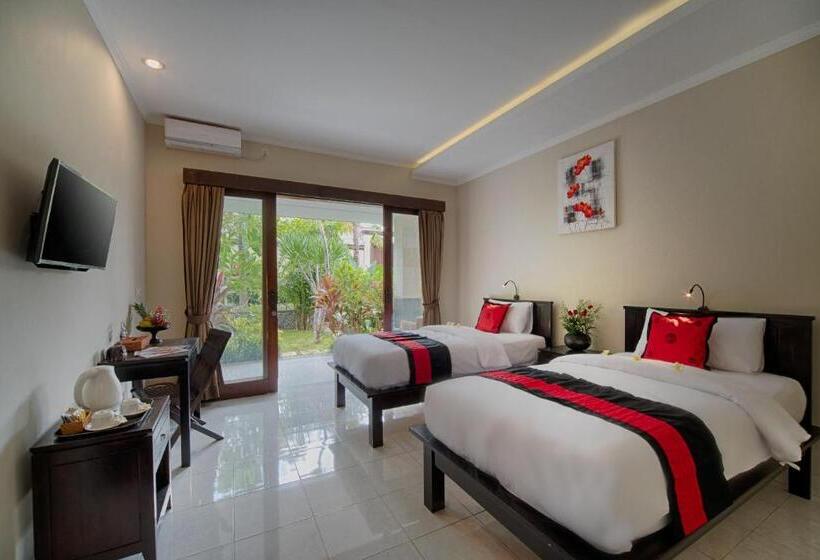 プールの見えるデラックスルーム, Puri Canggu Villas & Rooms