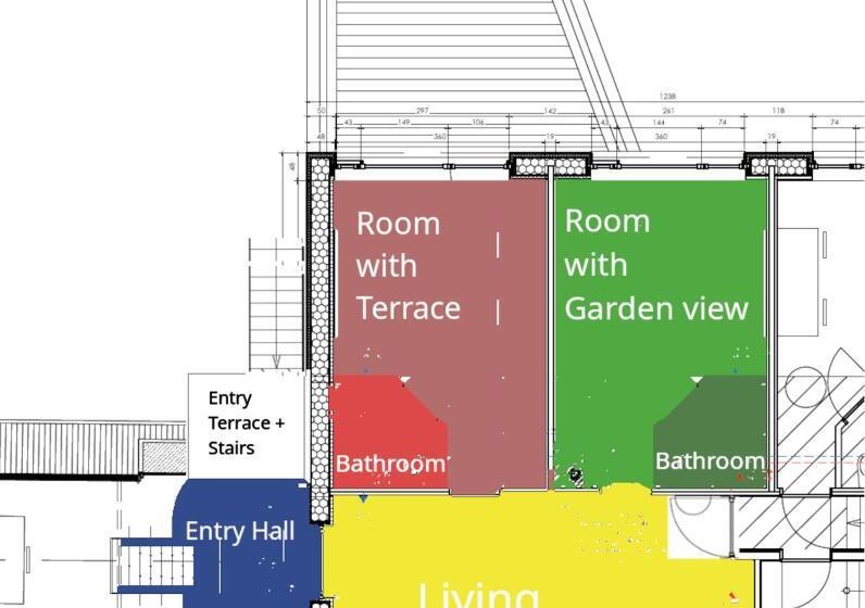 스탠다드 룸 가든 전망, Scrab&ble Ecologische Gastenkamers