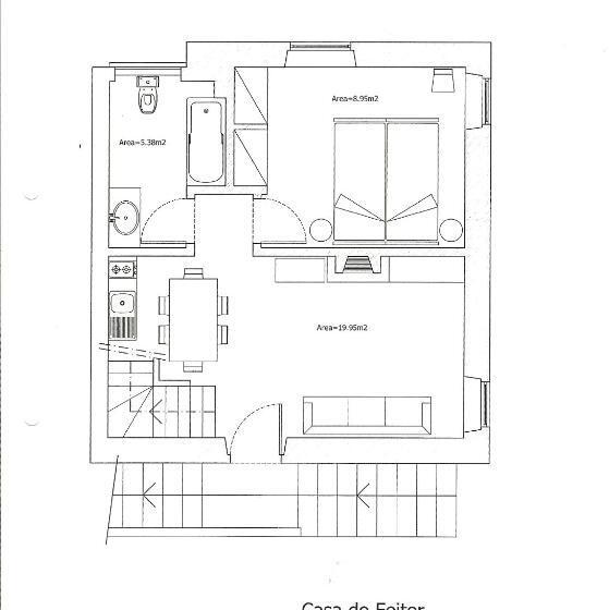 Апартаменты 3 Спальни, Casas Do Toural