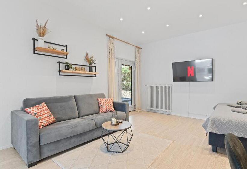 شقة غرفة واحدة مزودة بتراس, Lumiflats: Mahlberg