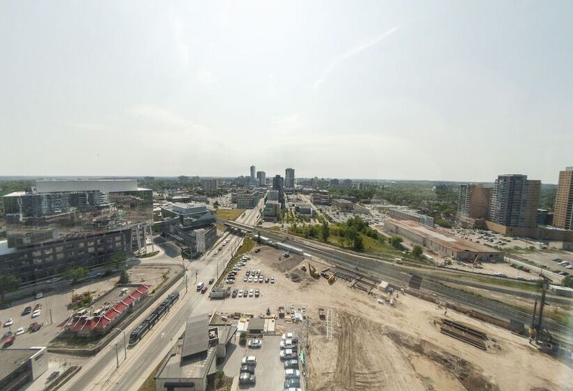 带1个卧室的豪华公寓, The Laundry Rooms Station Park Kitchener