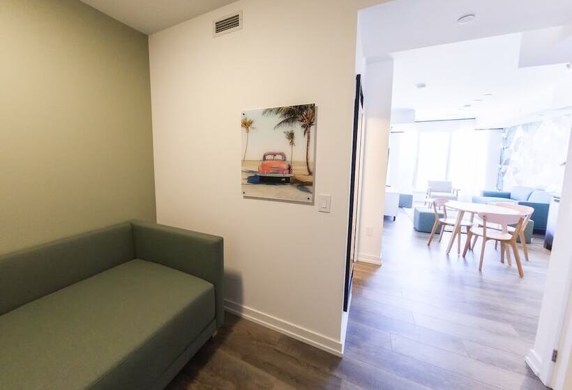 带1个卧室的豪华公寓, The Laundry Rooms Station Park Kitchener