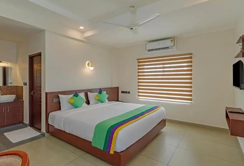 Deluxe-huone, Treebo Amigos Residency