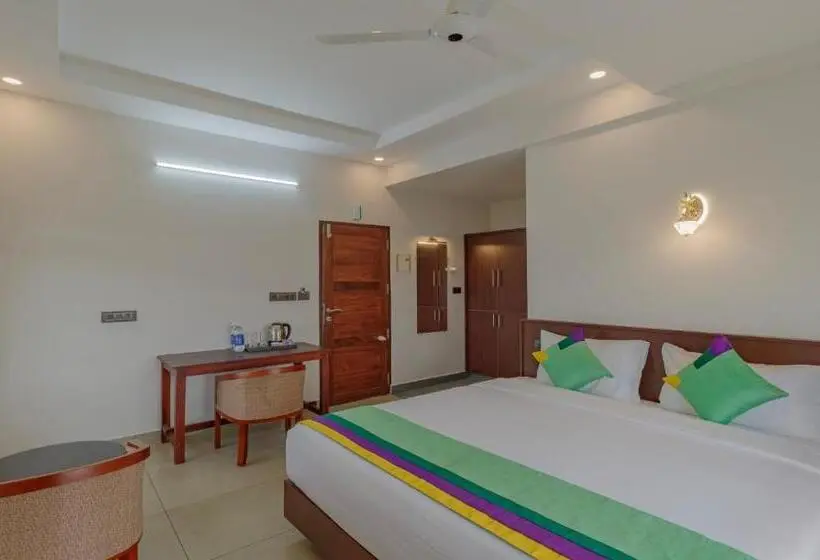Deluxe-huone, Treebo Amigos Residency