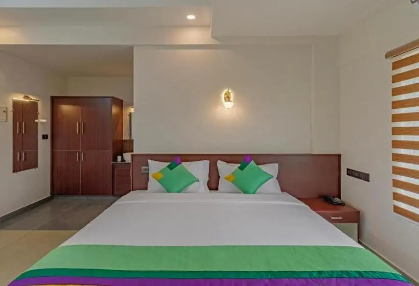 Deluxe-huone, Treebo Amigos Residency