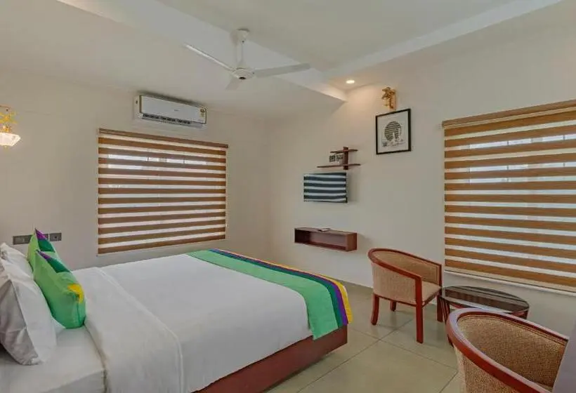 Deluxe-huone, Treebo Amigos Residency