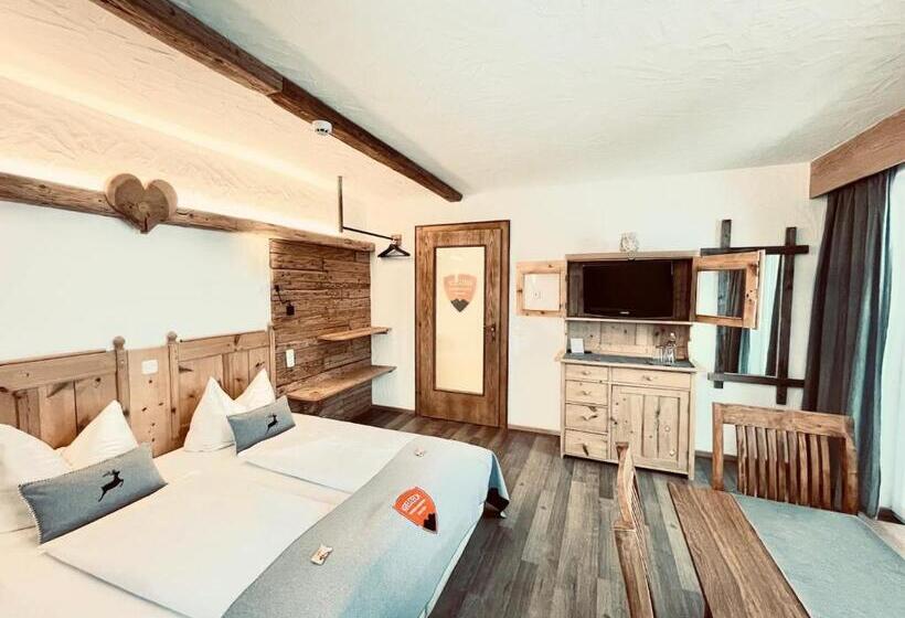 דירה בת חדר שינה 1 עם מרפסת, Pension Kreuzeck   Dein Glücksplatz Am Lech