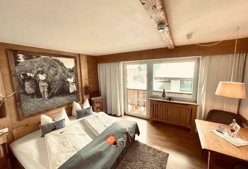 חדר סטנדרט עם מרפסת, Pension Kreuzeck   Dein Glücksplatz Am Lech