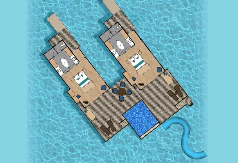 ویلای 2 خوابه, Siyam World Maldives