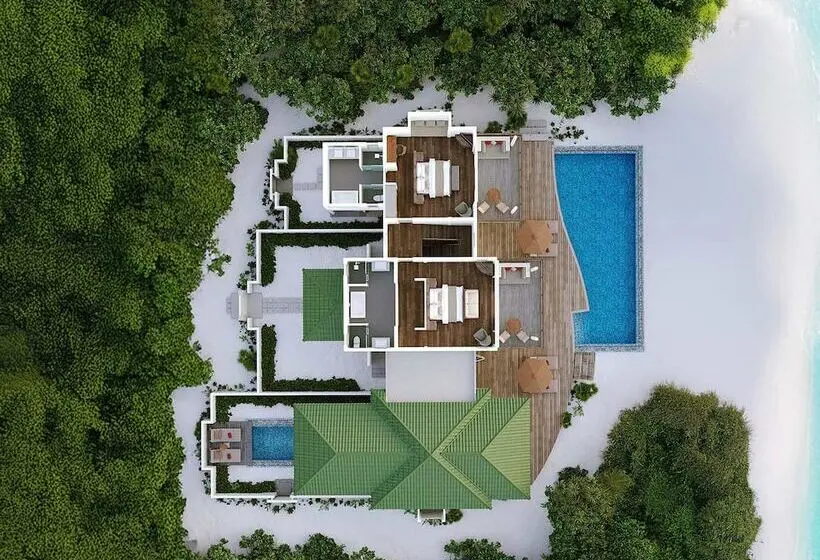 آپارتمان 4 خوابه, Siyam World Maldives