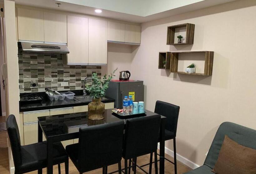 آپارتمان 1 خوابه با چشمانداز, Feels Like Home Condos Abreeza Place Tower 1 & 2