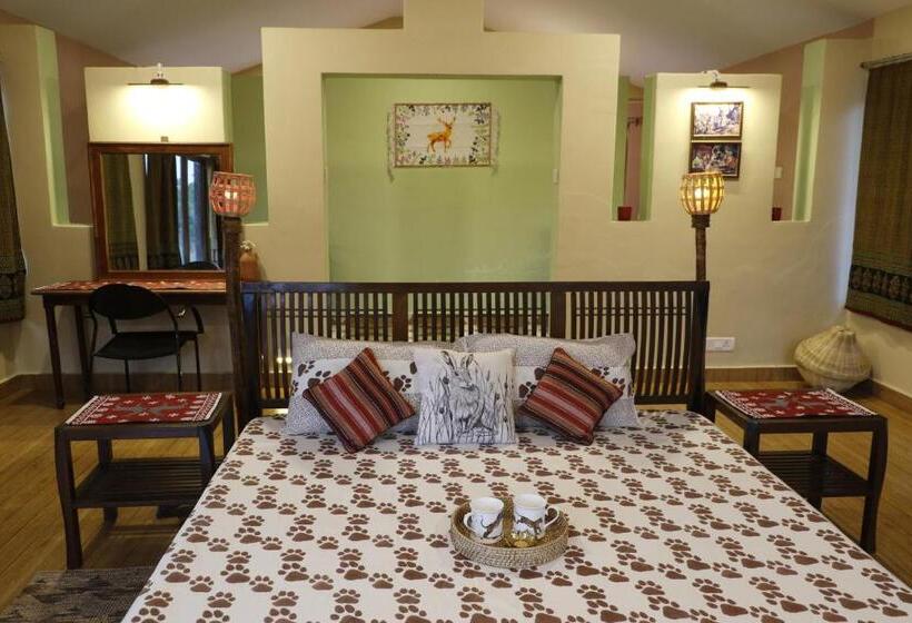 וילה דלוקס חדר שינה 1, Atulya Kanchi Camp Bandhavgarh
