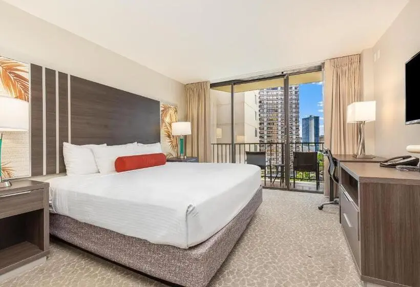 キングサイドベッドのスタンダードワンルーム, Castle At Palms At Waikīkī