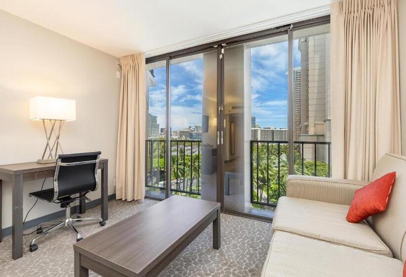 סטודיו סטנדרטי נוף לים, Castle At Palms At Waikīkī