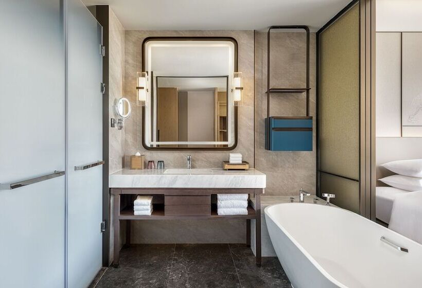 琮城市景观的豪华间, Shaoxing Marriott Hotel Shangyu