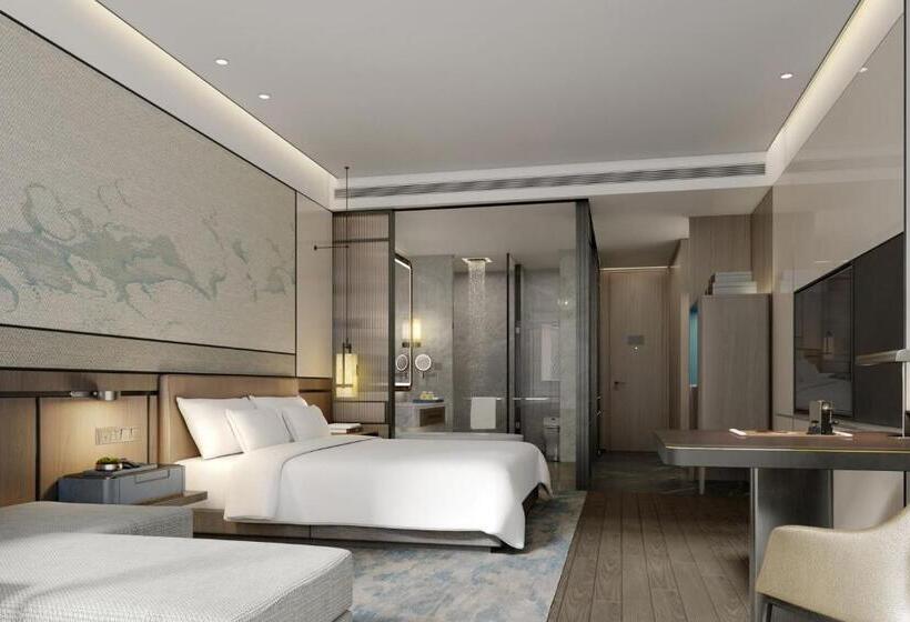 带大床的豪华间, Shaoxing Marriott Hotel Shangyu