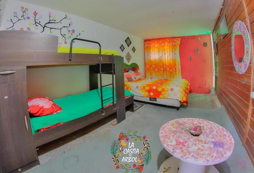 Четырехместный Номер Economy, Casita Del Arbol Hostel