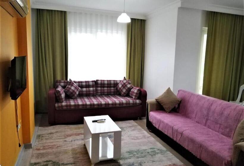 침실 1개 풀장 전망 아파트, Maya Apart Antalya