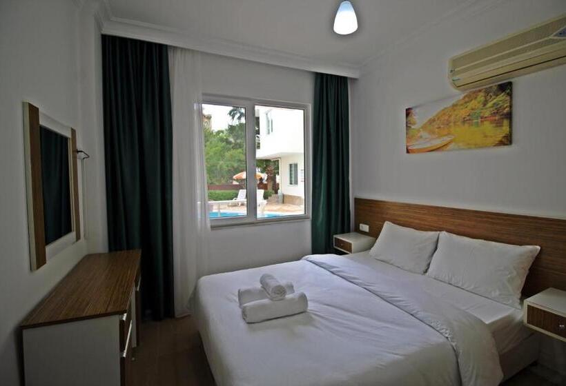 침실 1개 풀장 전망 아파트, Maya Apart Antalya