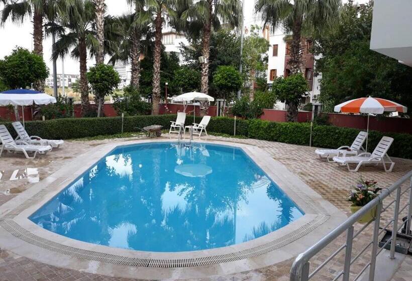 침실 1개 풀장 전망 아파트, Maya Apart Antalya