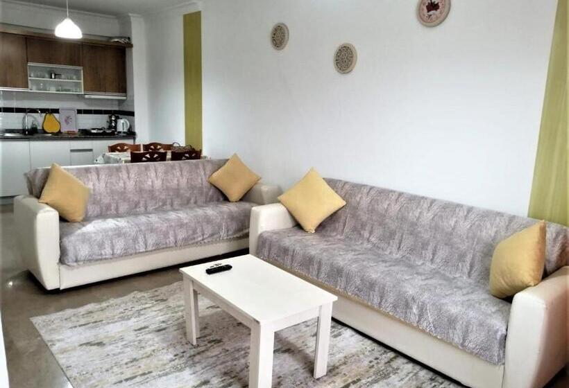 침실 1개 풀장 전망 아파트, Maya Apart Antalya