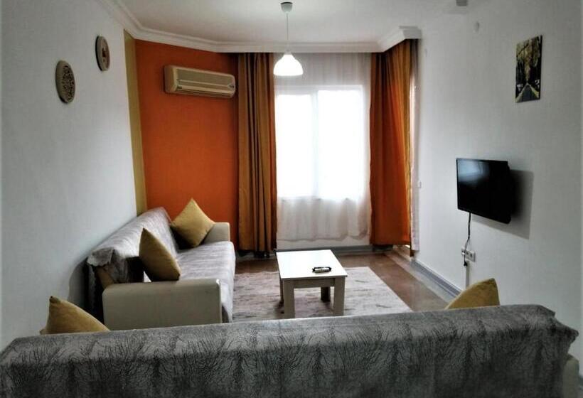 침실 1개 풀장 전망 아파트, Maya Apart Antalya