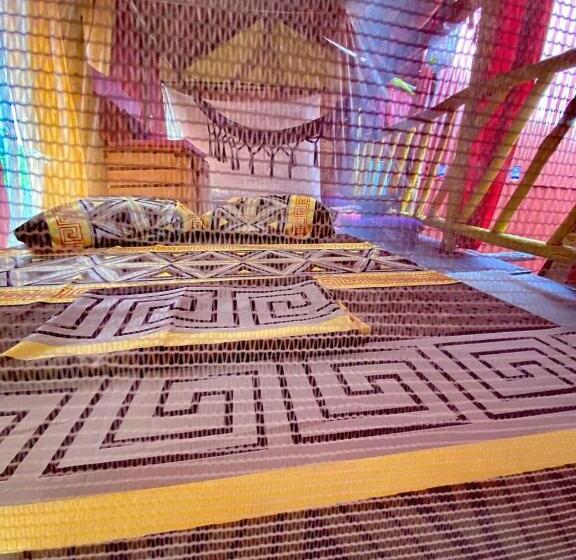 חדר סטנדרט שתי מיטות זוגיות, Posada Tipiland La Casa Del Mono