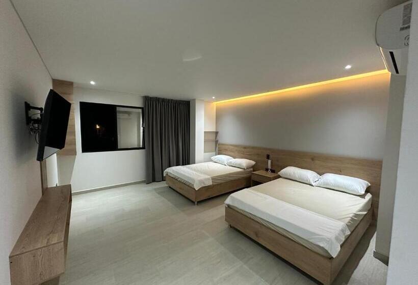 חדר סטנדרט שתי מיטות זוגיות, La Casona San Sebastian