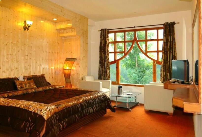 Büyük Çift Kişilik Yataklı Lüks Oda, Mm Retreat Manali   Best Luxury Hotel Near Mall Road