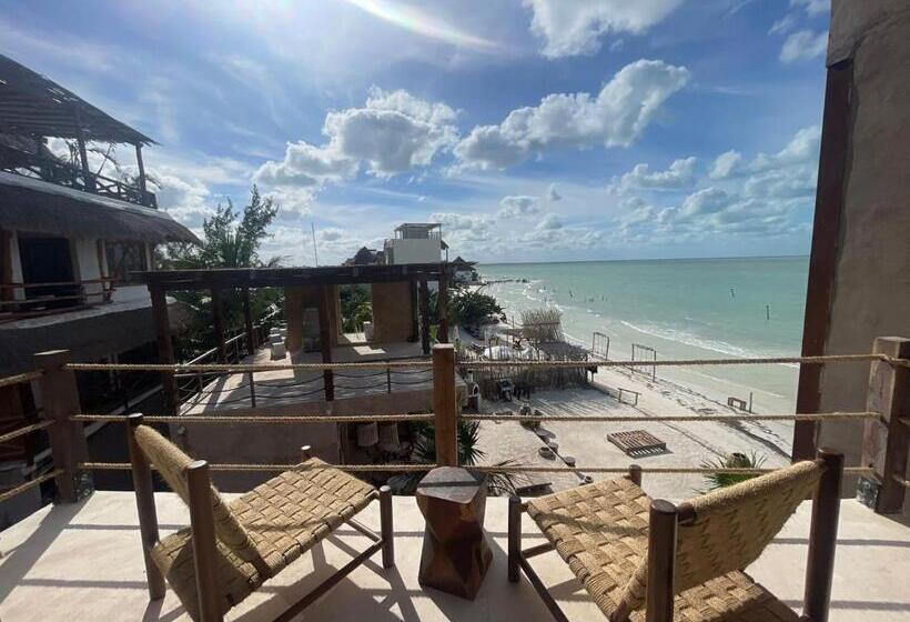 סוויטת דלוקס נוף לים, Awa Holbox Hotel Boutique Beach Front