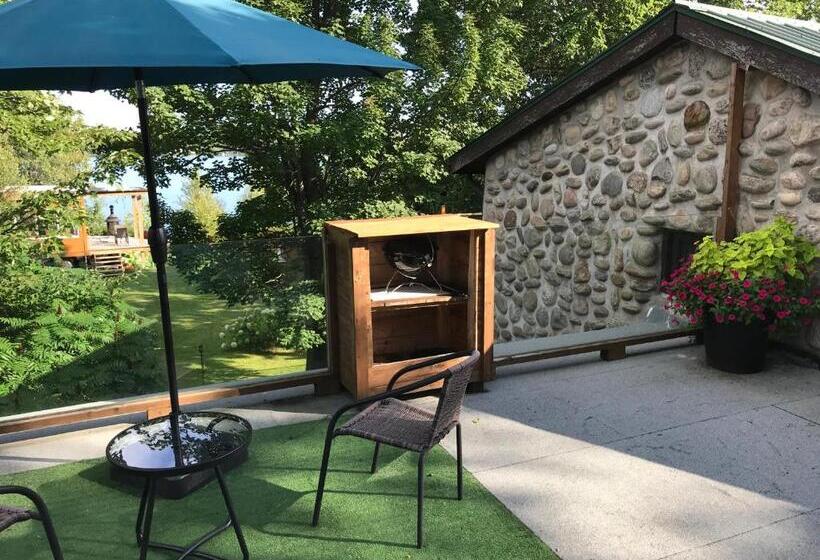 テラス付きスタンダードルーム, Le Gîte Du Lac à La Tortue