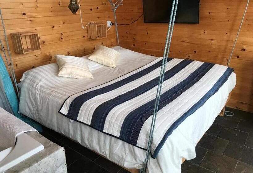 テラス付きスタンダードルーム, Le Gîte Du Lac à La Tortue