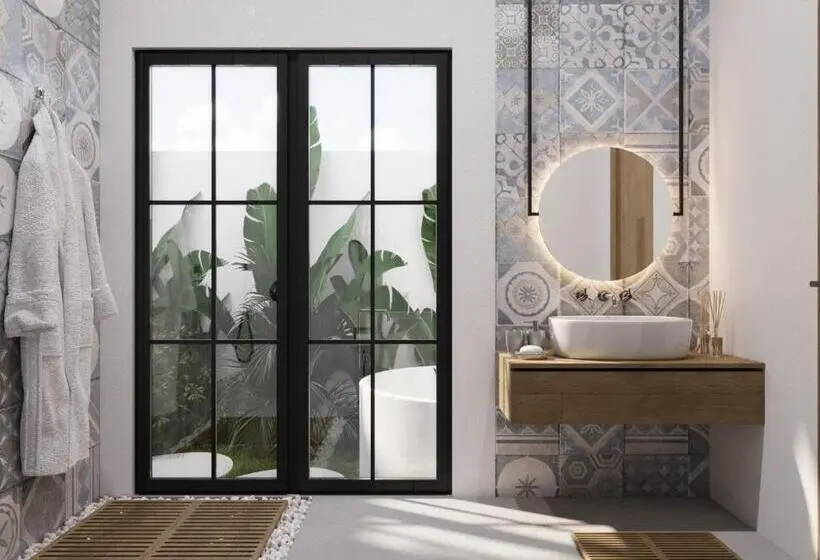 テラス付き1ベッドルームアパートメント, Sarang Apartments By Evdekimi Ubud