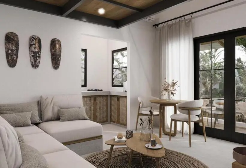 庭の見える1ベッドルームアパートメント, Sarang Apartments By Evdekimi Ubud
