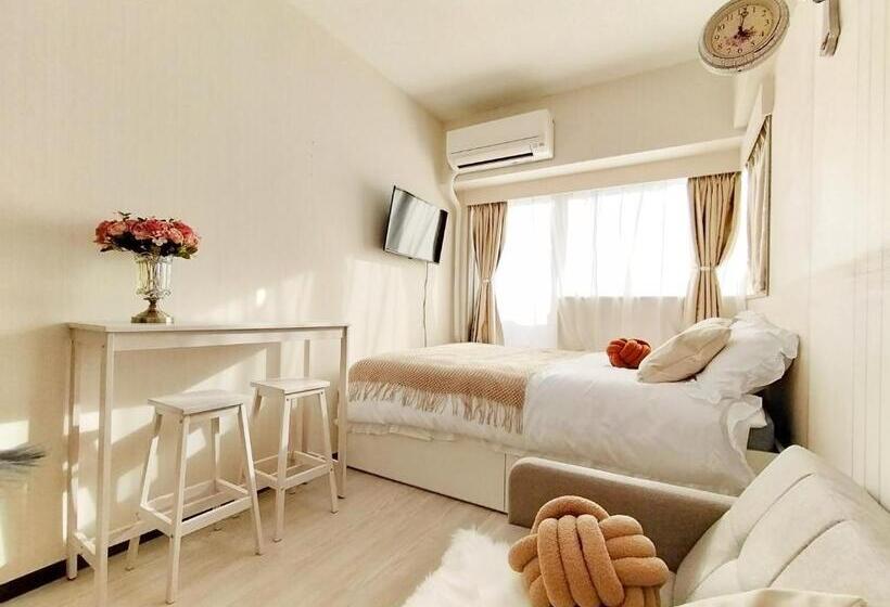 带1个卧室的带阳台的公寓, Z87新宿最中心 東新宿站5分 Shinjuku Center 5 Mins To Station, Max 3p 新宿 涉谷 表参道 池袋 上野 代代木 银座 原宿