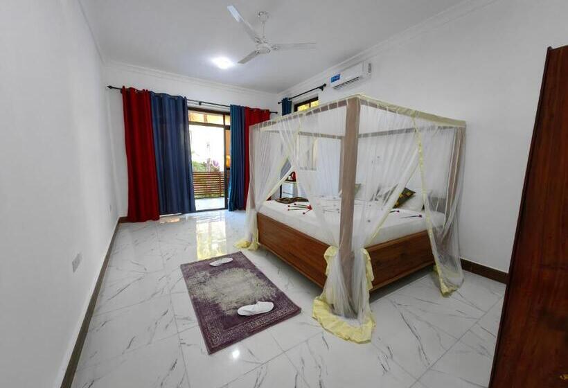 اتاق استاندارد با چشم‌انداز استخر, Blue Tides Hotel & Restaurant