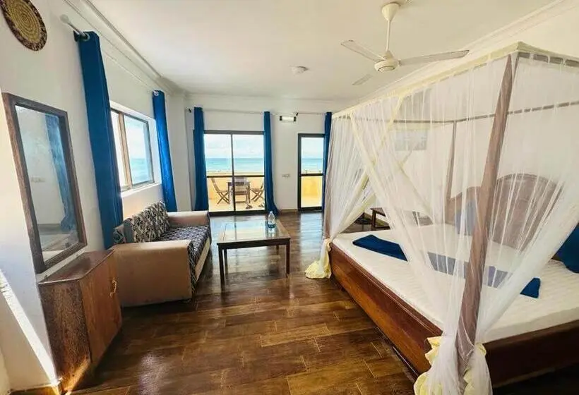 اتاق استاندارد با چشم‌انداز دریا, Blue Tides Hotel & Restaurant