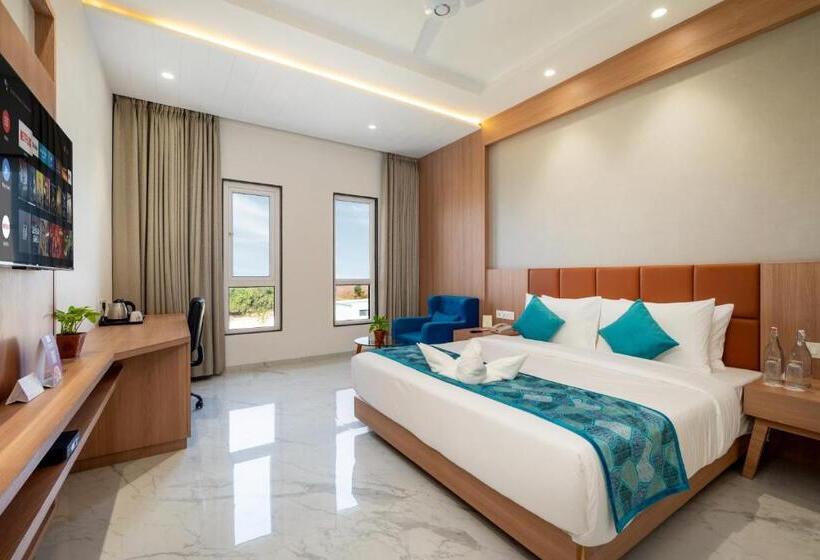 חדר דחוקס עם מיטת קינג, The Orchid Jamnagar