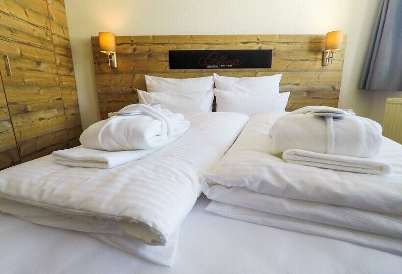 클래식 룸 더블 침대, Collina Hotel Garni
